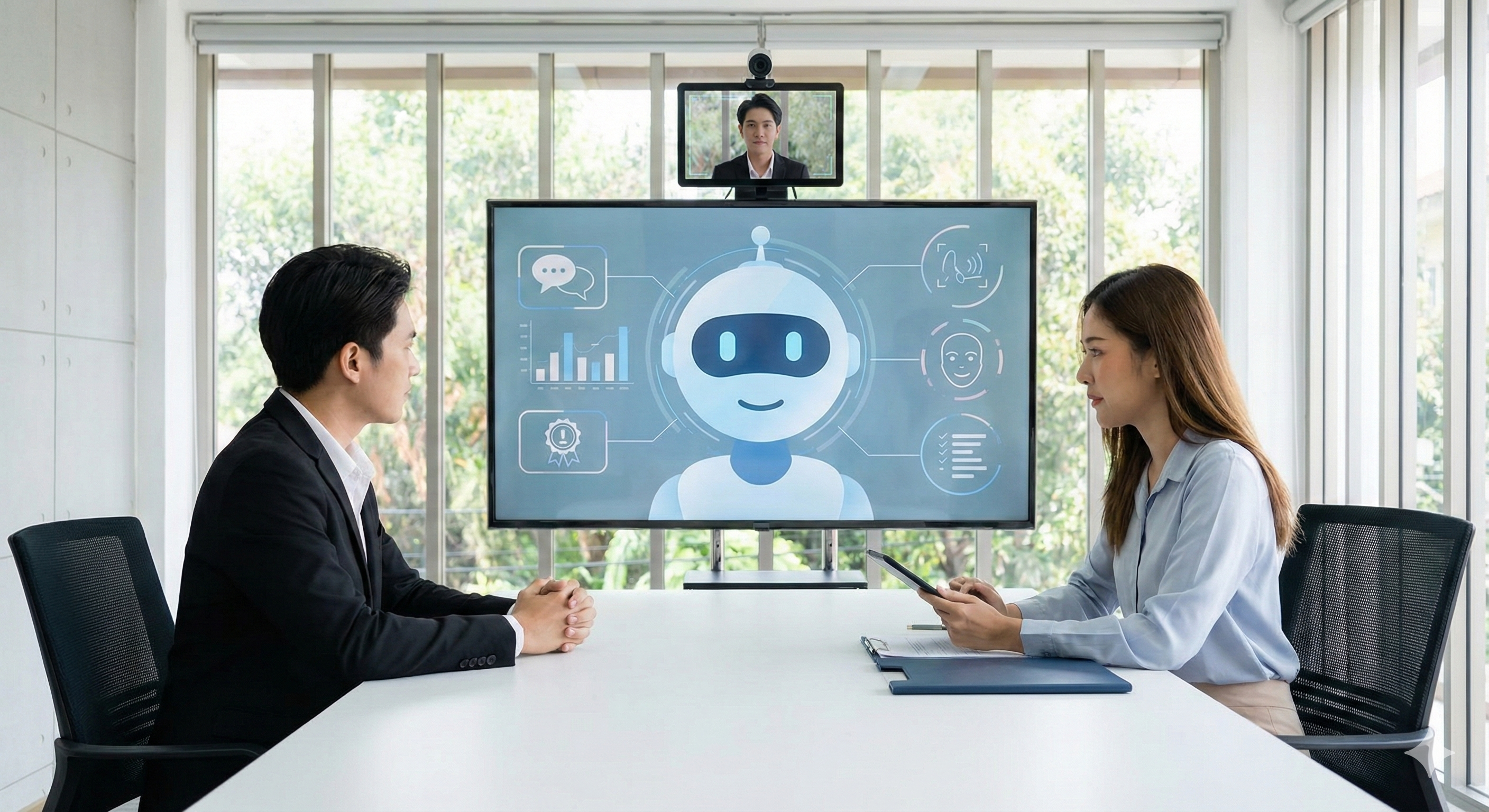 AI system involved in interview process