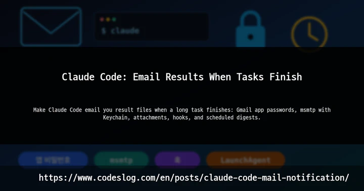 Claude Code: Email Results When Tasks Finish thumbnail