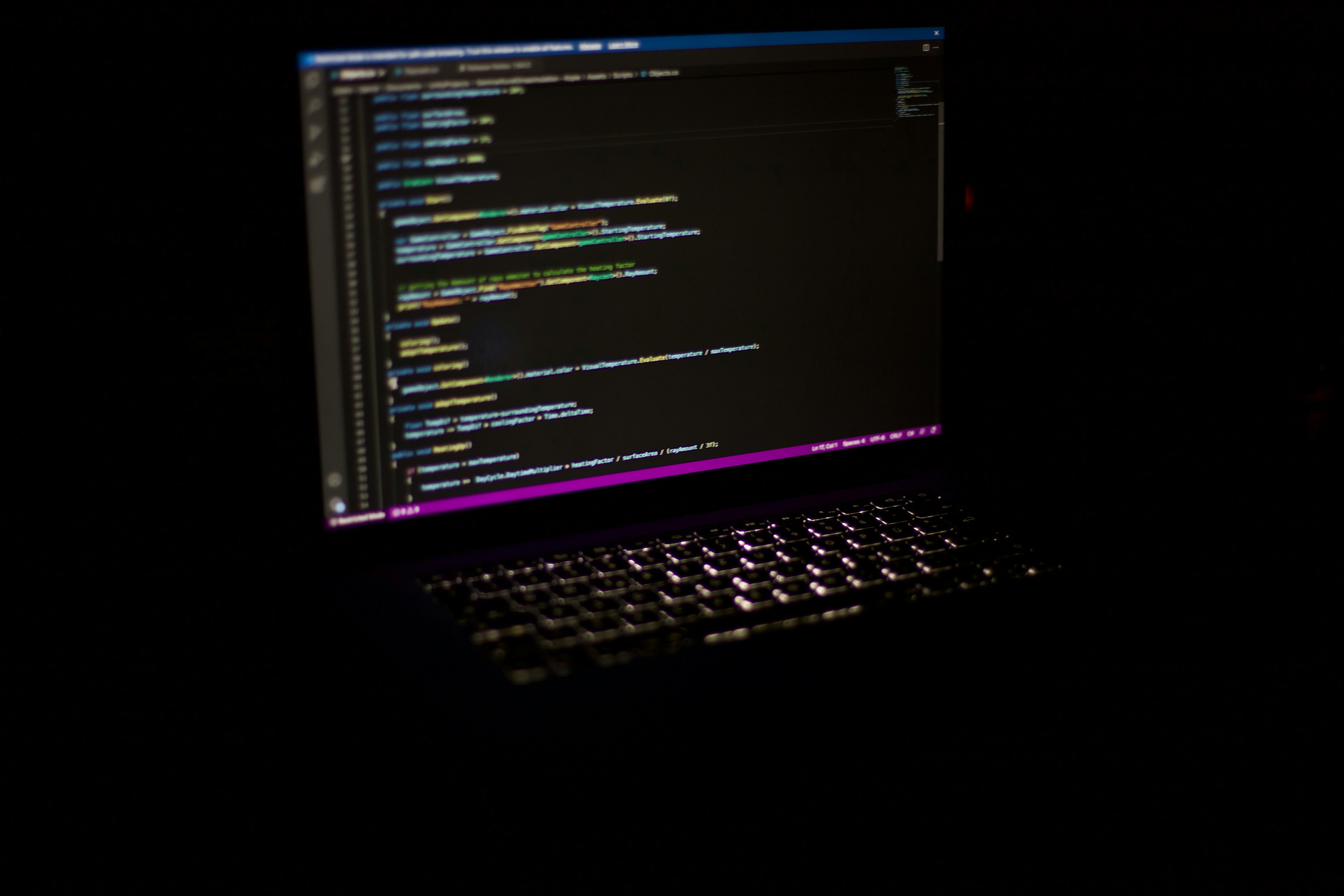 Code displayed on screen - Accessible code blocks are for all developers