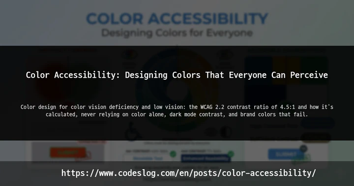 Color Accessibility: Designing Colors That Everyone Can Perceive thumbnail