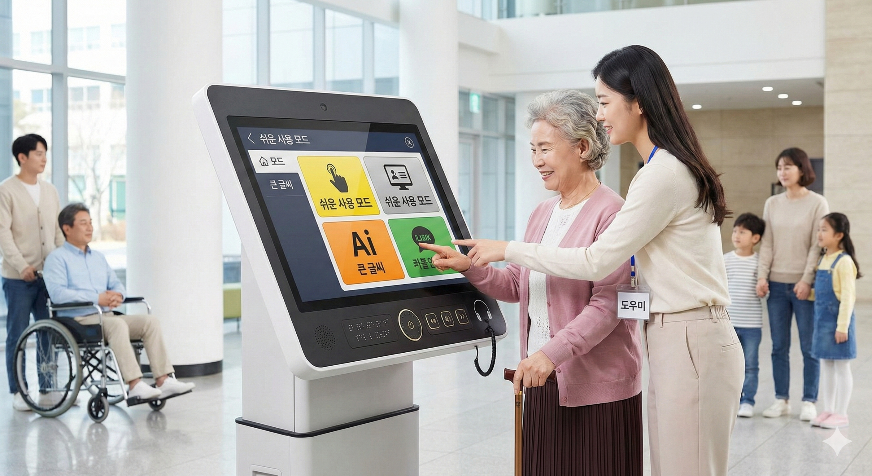 Case study of improved kiosk usability