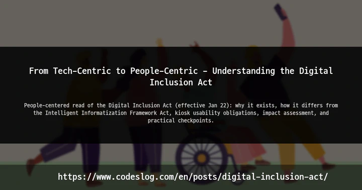 Beyond Technology, Toward People – Understanding the Digital Inclusion Act thumbnail