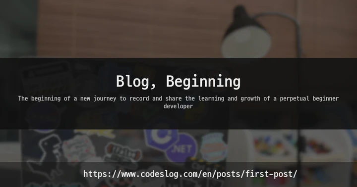 Blog, Beginning thumbnail