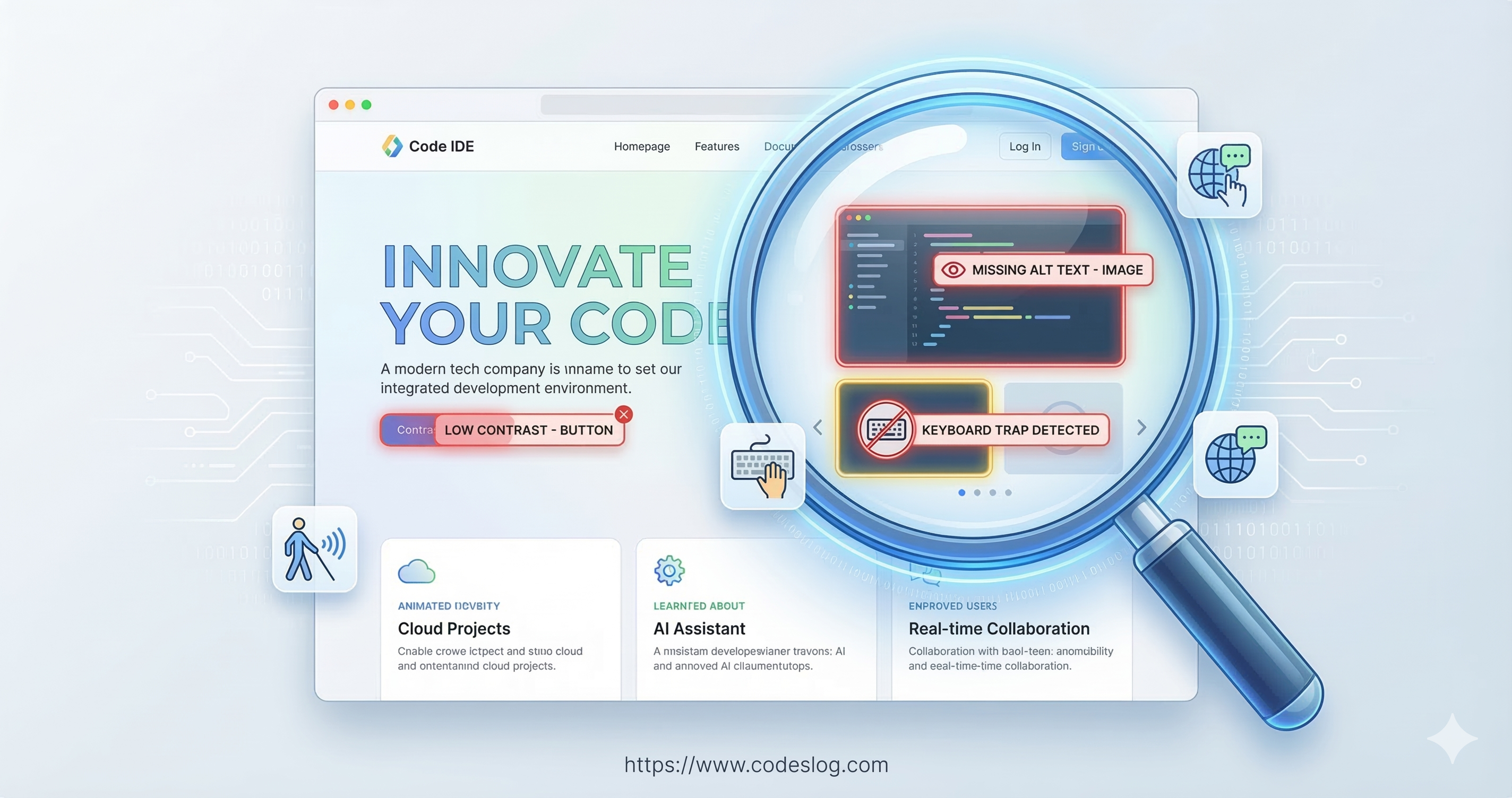 Google Antigravity 홈페이지 접근성 분석 — 화려한 텍스트 애니메이션 뒤에 숨겨진 접근성 문제를 살펴봅니다