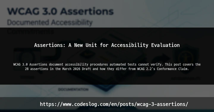 Assertions: A New Unit for Accessibility Evaluation thumbnail