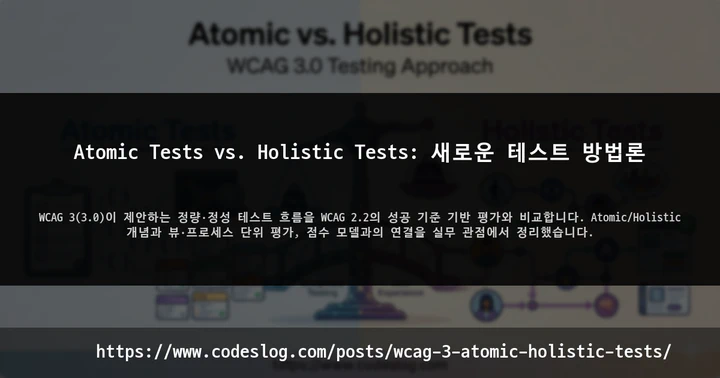 Atomic Tests vs. Holistic Tests: 새로운 테스트 방법론 썸네일