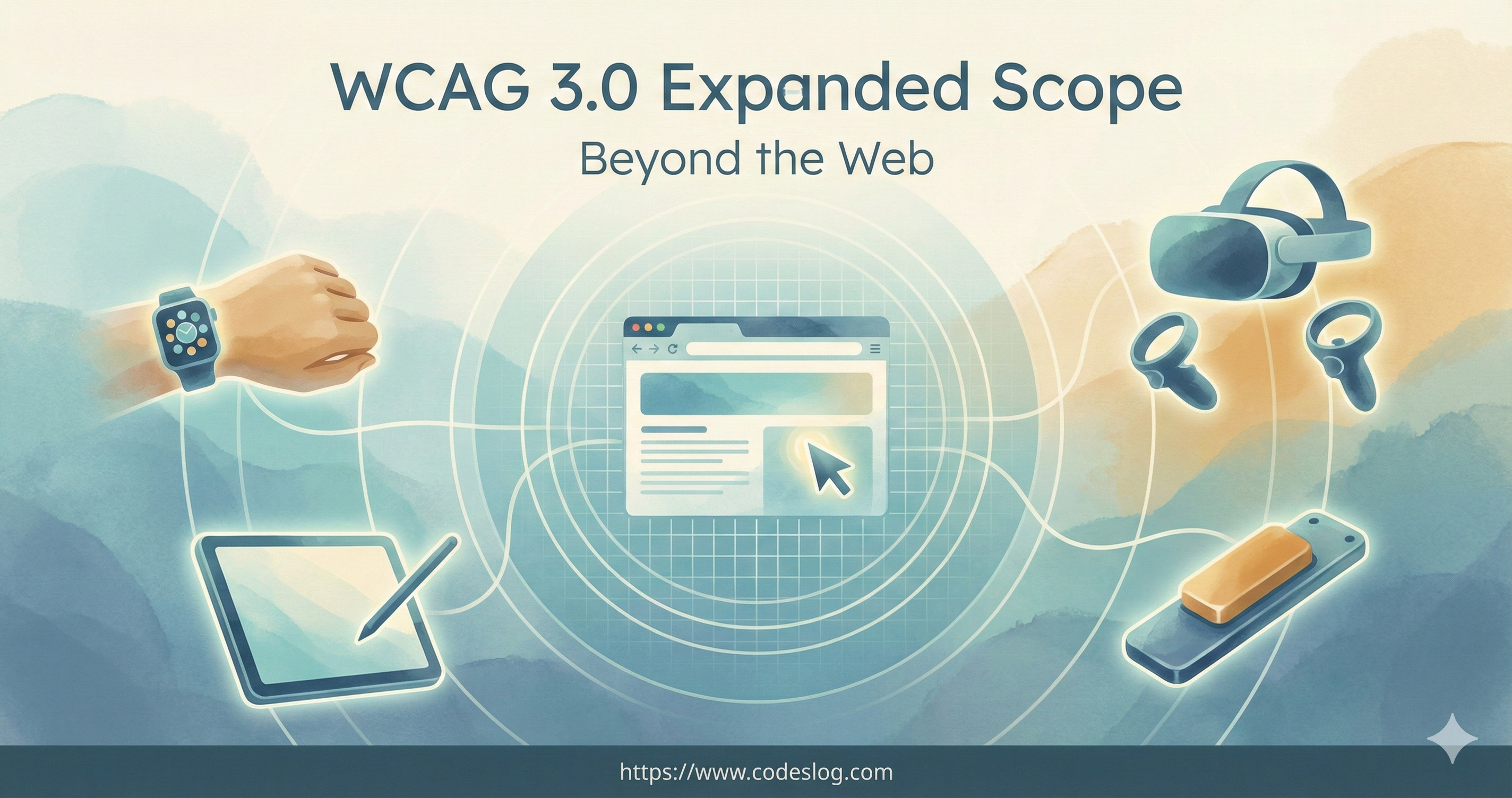 WCAG 3.0 확장된 적용 범위: 웹을 넘어서